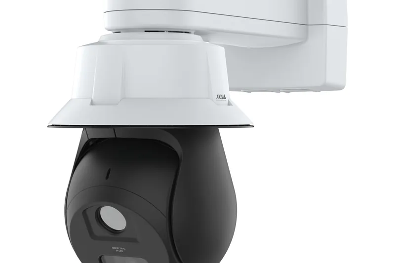AXIS PTZ dome camera on wall mount