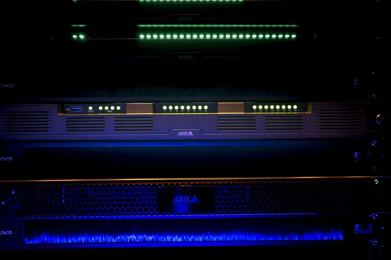 AXIS network recorder rack for expanded storage